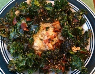 Kale Salad with toasted coconut